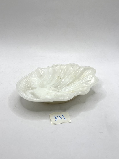 White angle Avon dish
