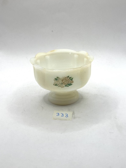 White Avon dish