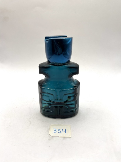 Blue Avon bottle
