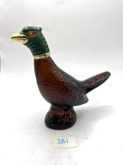 Pheasant decanter Avon bottle