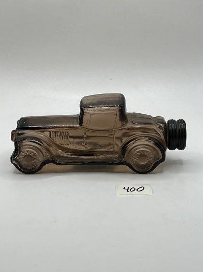 Brown car Avon bottle
