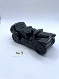 Black tractor Avon bottle