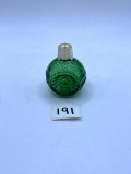Green ornament Avon bottle