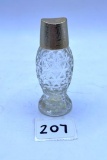 Small clear and gold owl Avon bottle