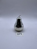 Silver pear with some liquid Avon botte