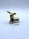 Gold fawn Avon bottle