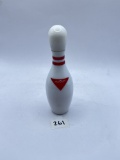 Bowling pin with some liquid Avon bottle