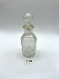 Clear Avon bottle