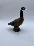 Duck with black head Avon bottle