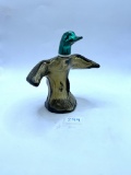 Mallard in flight Avon bottle