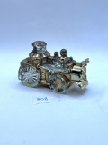 Gold train Avon bottle