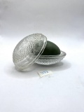 Clear soap Avon dish