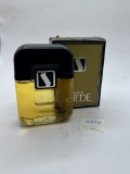 Black Suede perfume Avon bottle with liquid