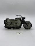 Black motorcycle Avon bottle