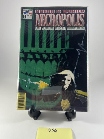 Dredd & Buried Necropolis Judge Death Invasion Issue #7  Fleetway/Quality Comics