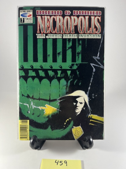 Dredd & Buried Necropolis The Judge Death Invasion Issue #7 Fleetway Quality Comics 1991