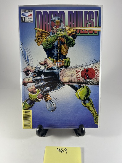 Dredd Rules Issue 7 Comic Fleetway Quality