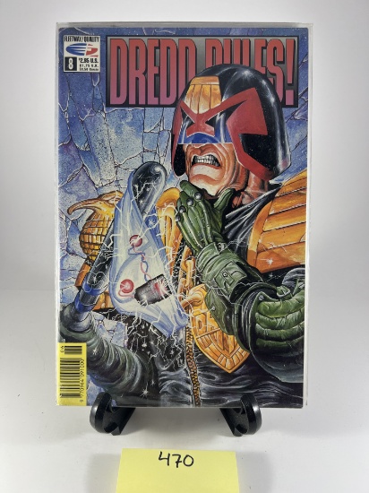 Dredd Rules Comic Issue 8    Fleetway Quality