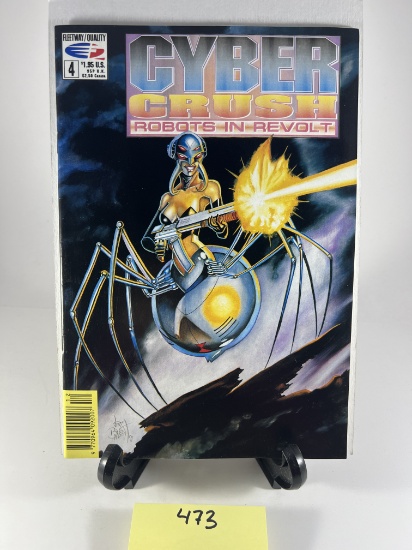 Cyber Crush Robots in Revolt Issue 4 Fleetway/Quality
