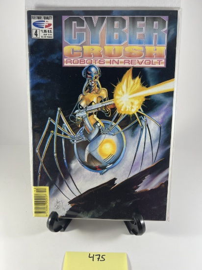 Cyber Crush Robots in Revolt Issue #4  Fleetway/Quality