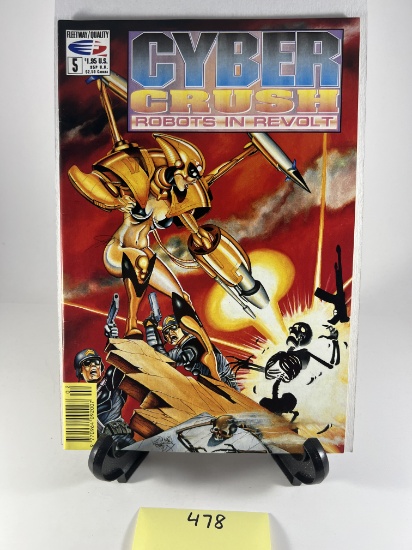 Cyber Crush Robots in Revolt Comic Issue #5  Fleetway Quality
