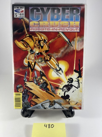 Cyber Crush Robots in Revolt Issue No 5 Fleetway Quality