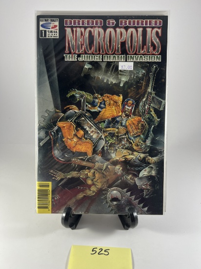 Dredd & Buried Necropolis The Judge Death Invasion Issue #1  Fleetway Quality Comics