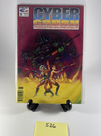 Cyber Crush Robots in Revolt Issue 9 Fleetway/Quality Comics