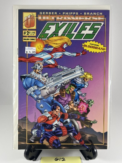 Ultraverse Exiles #2 Featuring Bloodbath  - Malibu Comics