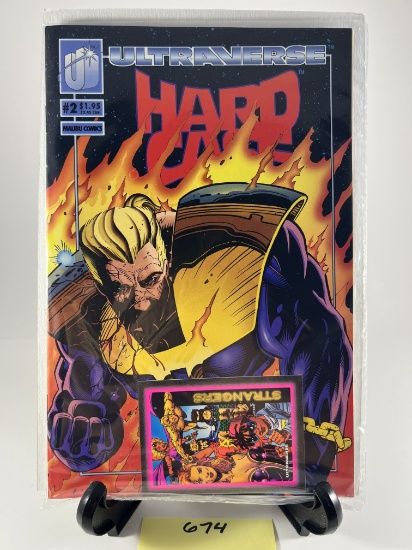 Hardcase Ultraverse #2  Malibu Comics with Trading Card