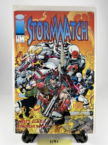 StormWatch #1  Image Comics March 1993 Scott Clark Trevor Scott