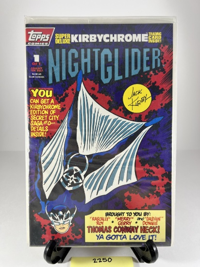 Nightglider #1 Topps Comics Super Deluxe Kirbychrome