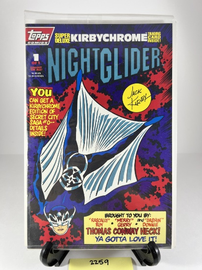 NightGlider Comic Book #1 (Topps) - Super Deluxe Kirbychrome Edition
