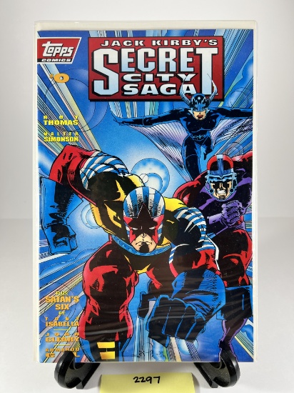 Secret City Saga #0 Comic Book  Topps Comics Jack Kirby Roy Thomas Walter Simonson