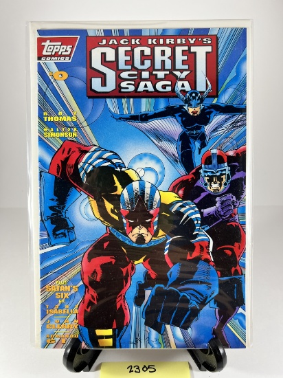 Jack Kirby's Secret City Saga #0 Comic Book - Topps Comics