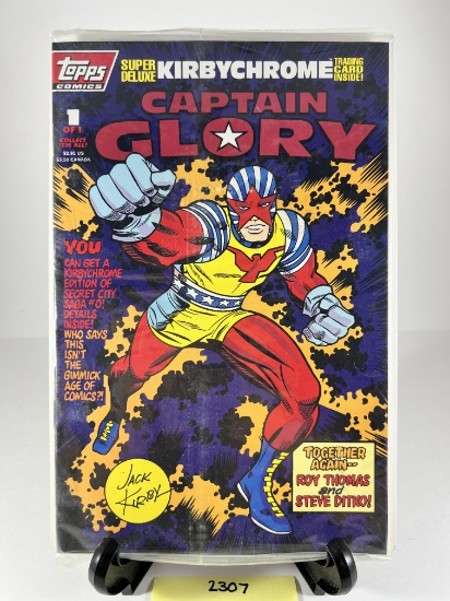 ** Captain Glory Comic Book -  - Topps Comics Kirbychrome Edition Issue #1