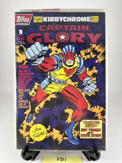 Captain Glory #1 Super Deluxe Kirbychrome Edition Topps Comics