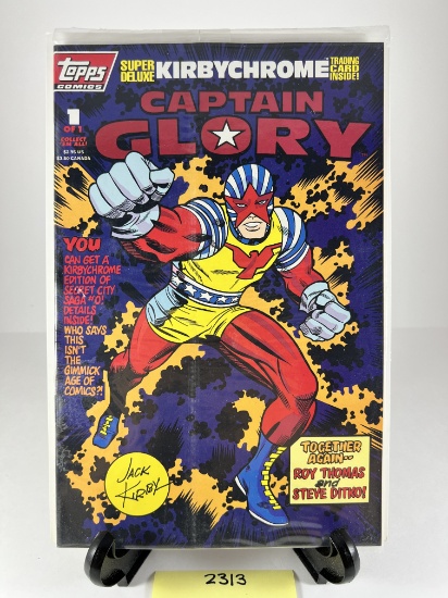 Captain Glory #1 Super Deluxe Kirbychrome Edition - Topps Comics