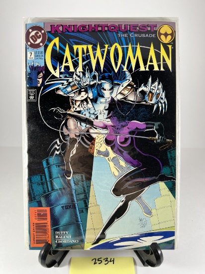 Catwoman #7 - Knightquest: The Crusade DC Comic (February 1994) -