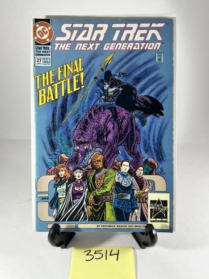 Star Trek The Next Generation #27 Comic Book The Final Battle!  DC Comics