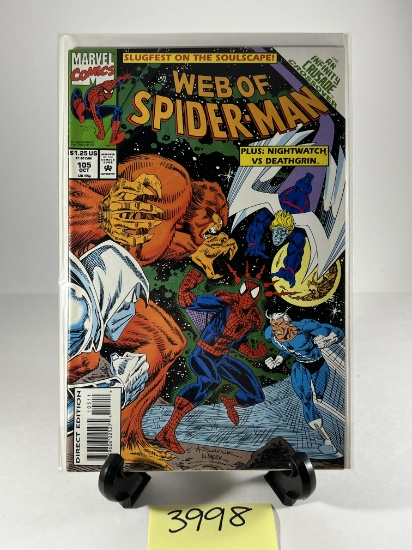 Web of Spider-Man Comic Book #105 Marvel Comics Direct Edition