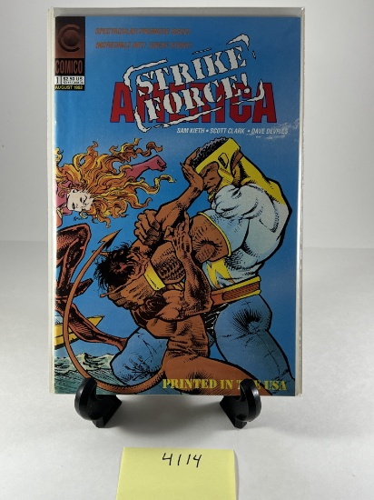 Strikeforce America published by Comico in August 1992 -