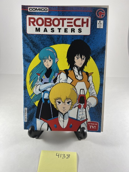 Robotech Masters Comic Issue #6     Comico 1985
