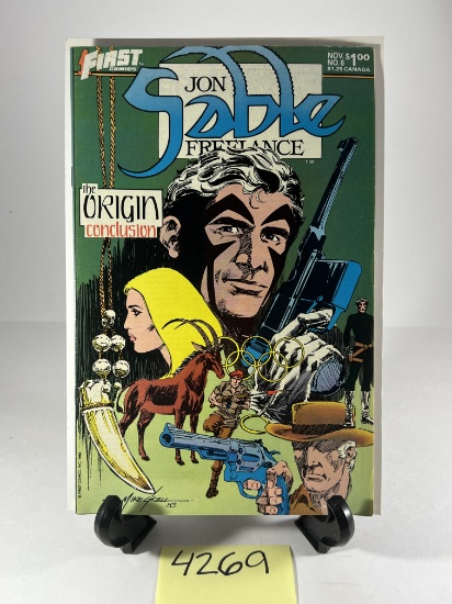 Jon Sable Freelance Issue No. 6 - The Origin Conclusion -     - First Comics