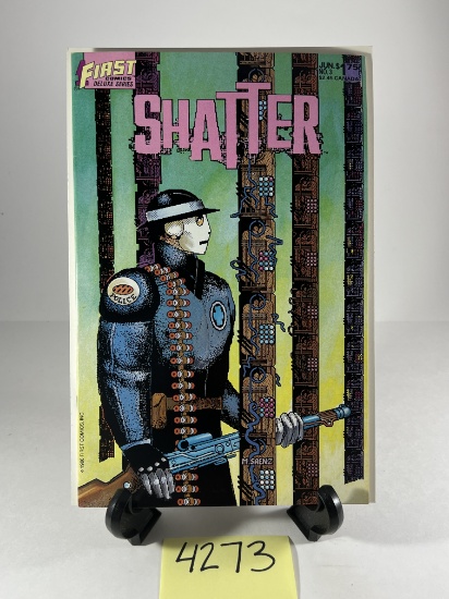 Shatter Issue No. 3 and Grimjack Special Anniversary Issue -     - First Comics