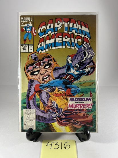 Captain America #413 Comic -     - Marvel Comics