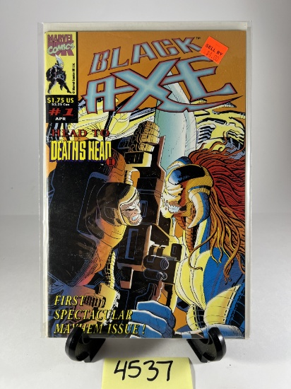 Black Axe #7 - Head to Death's Head II     Marvel Comics