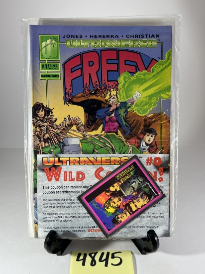 Ultraverse Freex #0 Comic Book and Card Set - Malibu Comics