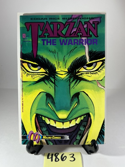 Tarzan The Warrior #5 of 5   Malibu Comics Edgar Rice Burroughs