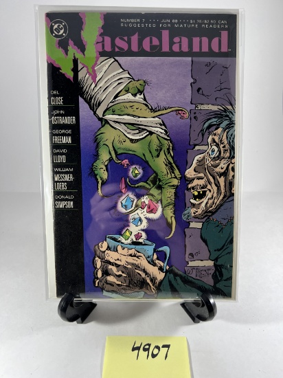 Wasteland #7 Comic     DC Comics June 1988